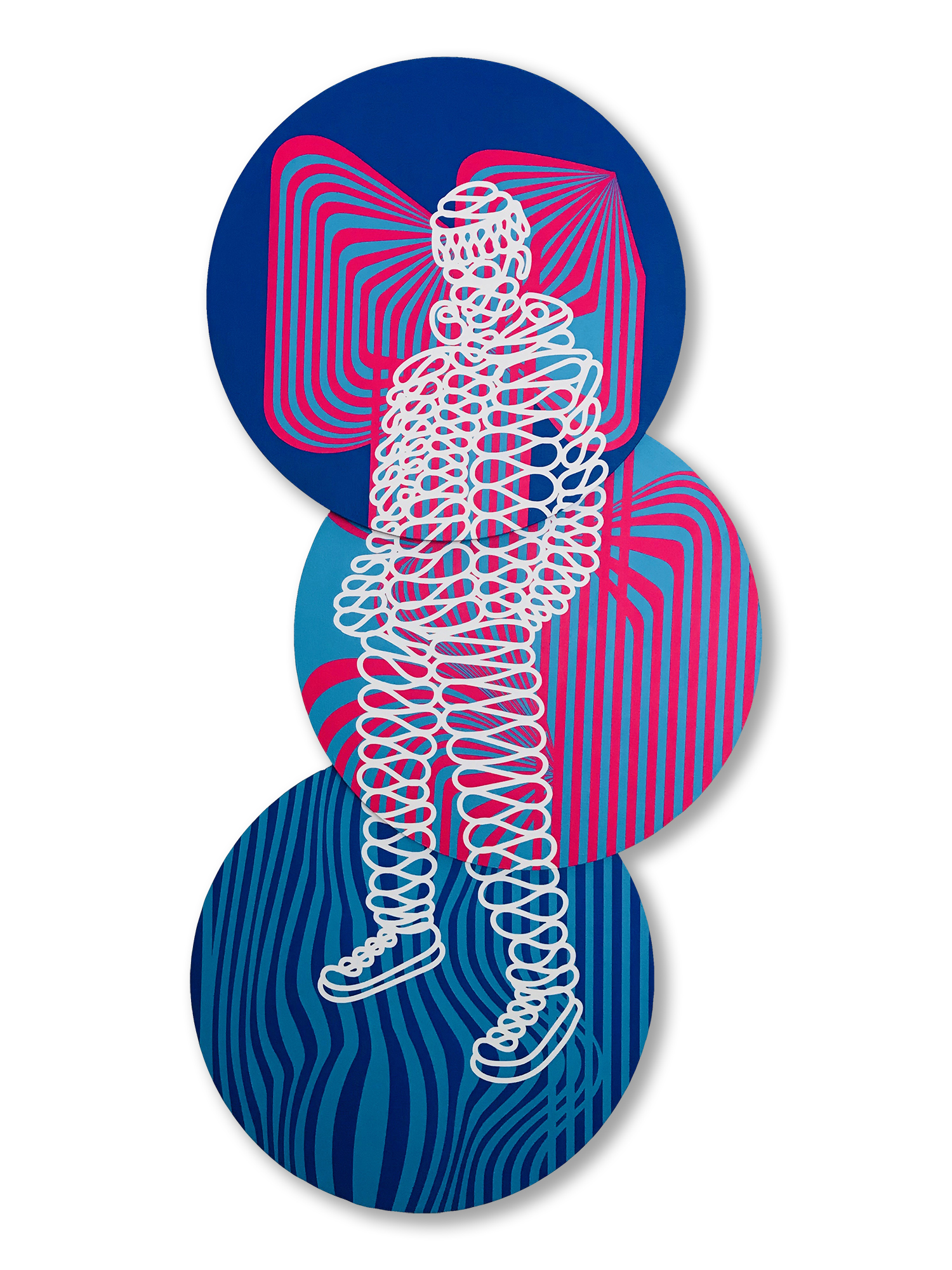 Joseph_Abbati_LinemenTriptych2_ 24inX49in